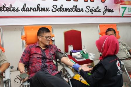 Sempena HUT ke 21, PTPN V Gelar Donor Darah